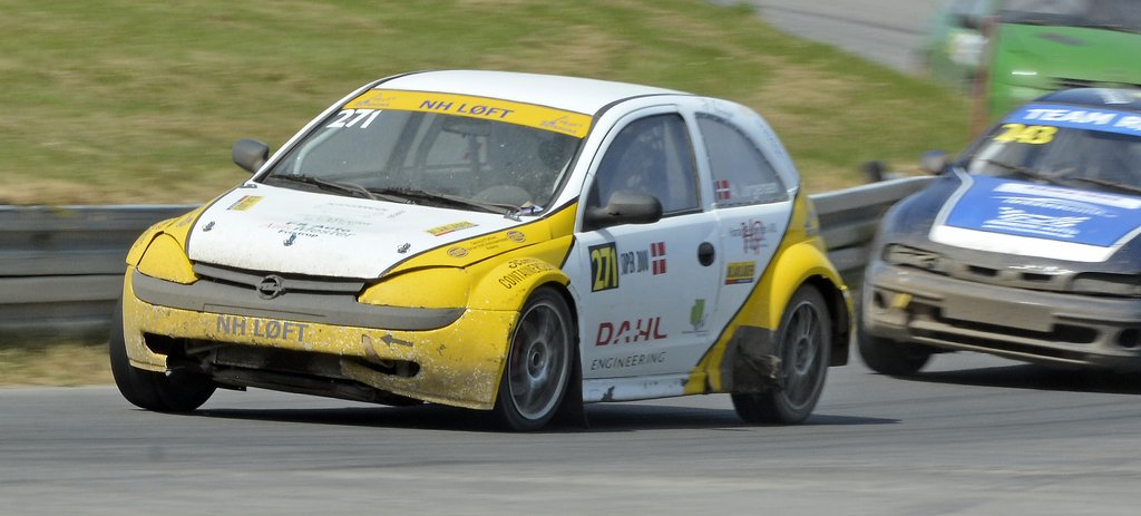 Allan Jørgensen scorede en flot toer på hjemmebane i sin Opel Corsa